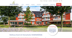 Desktop Screenshot of hotel-strandhafer.de