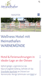 Mobile Screenshot of hotel-strandhafer.de